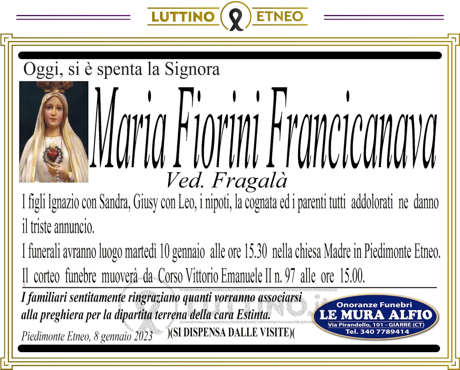 Maria  Fiorini Francicanava